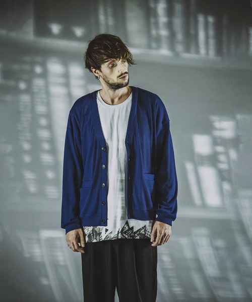 【セール】テレコV/N-CD(カーディガン)（カーディガン/ボレロ）｜NO ID.（ノーアイディ）