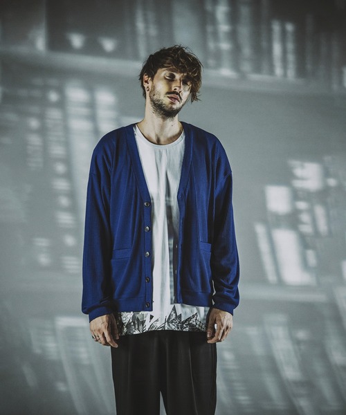 【セール】テレコV/N-CD(カーディガン)（カーディガン/ボレロ）｜NO ID.（ノーアイディ）