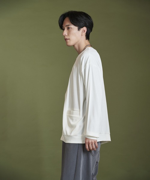 【セール】テレコV/N-CD(カーディガン)（カーディガン/ボレロ）｜NO ID.（ノーアイディ）