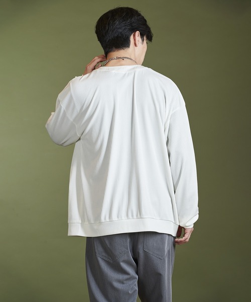 【セール】テレコV/N-CD(カーディガン)（カーディガン/ボレロ）｜NO ID.（ノーアイディ）