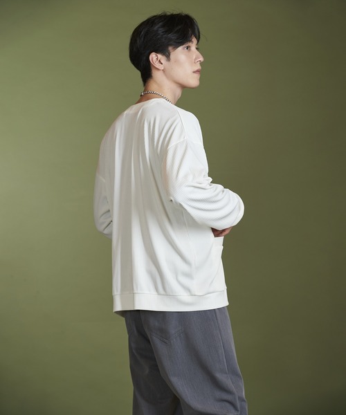 【セール】テレコV/N-CD(カーディガン)（カーディガン/ボレロ）｜NO ID.（ノーアイディ）