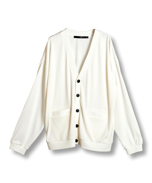 【セール】テレコV/N-CD(カーディガン)（カーディガン/ボレロ）｜NO ID.（ノーアイディ）