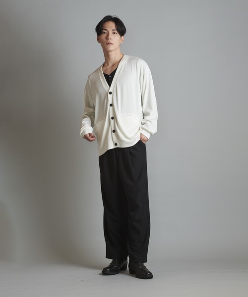 【セール】テレコV/N-CD(カーディガン)（カーディガン/ボレロ）｜NO ID.（ノーアイディ）