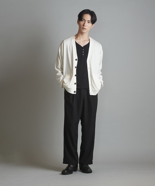 【セール】テレコV/N-CD(カーディガン)（カーディガン/ボレロ）｜NO ID.（ノーアイディ）