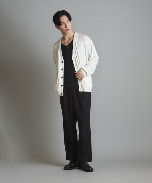 【セール】テレコV/N-CD(カーディガン)（カーディガン/ボレロ）｜NO ID.（ノーアイディ）