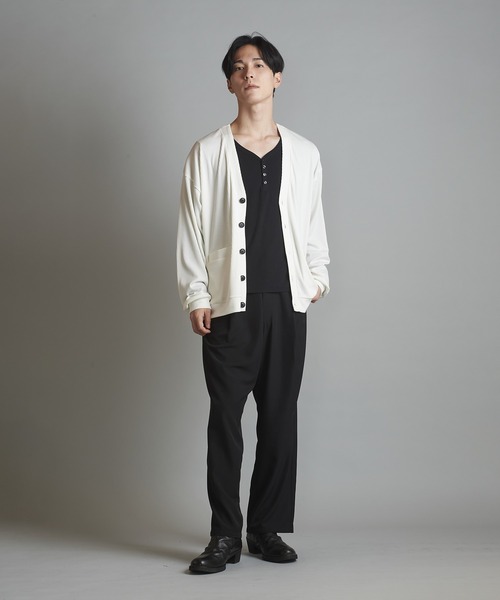 【セール】テレコV/N-CD(カーディガン)（カーディガン/ボレロ）｜NO ID.（ノーアイディ）