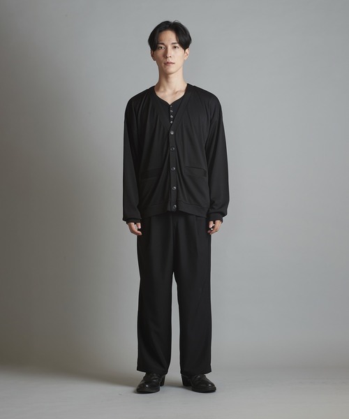 【セール】テレコV/N-CD(カーディガン)（カーディガン/ボレロ）｜NO ID.（ノーアイディ）