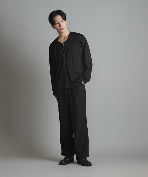 【セール】テレコV/N-CD(カーディガン)（カーディガン/ボレロ）｜NO ID.（ノーアイディ）