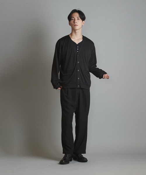 【セール】テレコV/N-CD(カーディガン)（カーディガン/ボレロ）｜NO ID.（ノーアイディ）