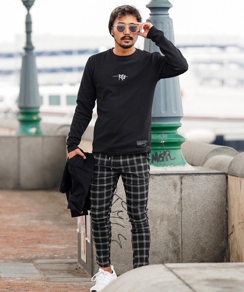 アダムスジャグラー RTEG ロンＴ ブラック adamsJUGGLER tシャツ RTEGLSタイガーロンティー メンズ