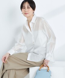 NOLLEY’S Sophi | 《セットアップ対応》シアーローン2WAYシャツ(シャツ/ブラウス)