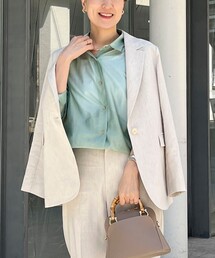 NOLLEY’S Sophi | 《セットアップ対応》シアーローン2WAYシャツ(シャツ/ブラウス)