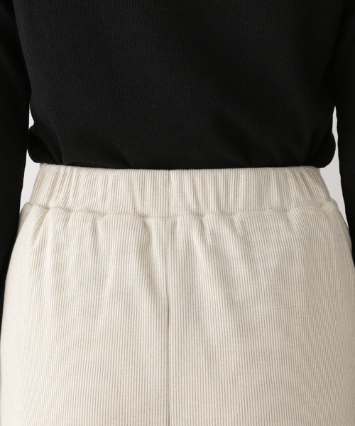 GLOBAL WORK（グローバルワーク）の「セルフカットリブIラインスカート/993235（スカート・レディース・ブラック/アイボリー/イエロー/ブラック系その他・M/L）」の17枚目の写真