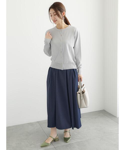 Te chichi（テチチ）の「タックフレアスカート（スカート・レディース・ベージュ/ネイビー/イエロー・F）」の10枚目の写真