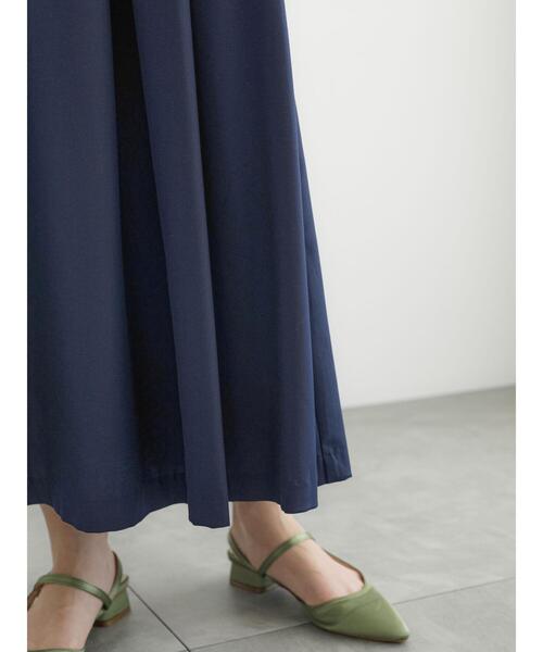 Te chichi（テチチ）の「タックフレアスカート（スカート・レディース・ベージュ/ネイビー/イエロー・F）」の16枚目の写真