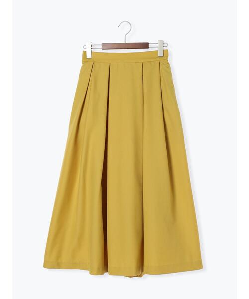 Te chichi（テチチ）の「タックフレアスカート（スカート・レディース・ベージュ/ネイビー/イエロー・F）」の17枚目の写真