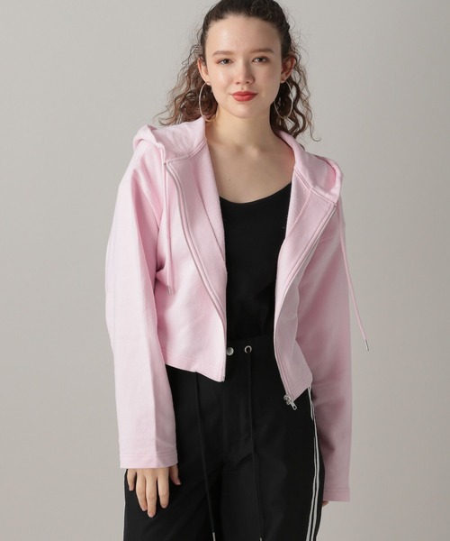 FOREVER 21(フォーエバー トゥエンティーワン)の「【2024SS】スウェットジップパーカー(パーカー・レディース・ピンク/オフホワイト/チャコールグレー・SMALL/MEDIUM)」の11枚目の写真