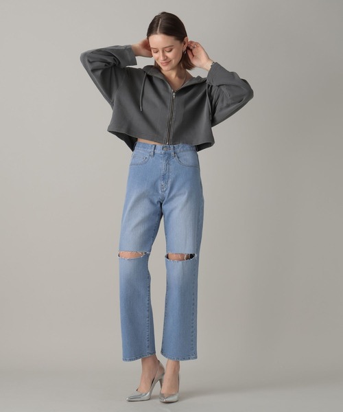 FOREVER 21(フォーエバー トゥエンティーワン)の「【2024SS】スウェットジップパーカー(パーカー・レディース・ピンク/オフホワイト/チャコールグレー・SMALL/MEDIUM)」の19枚目の写真
