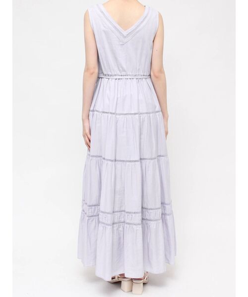 dazzlin（ダズリン）の「ハシゴレースティアードワンピース（ワンピース・レディース・オフホワイト/ピンク/グリーン/パープル/ブラック・FREE）」の15枚目の写真