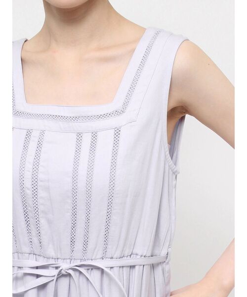 dazzlin（ダズリン）の「ハシゴレースティアードワンピース（ワンピース・レディース・オフホワイト/ピンク/グリーン/パープル/ブラック・FREE）」の13枚目の写真