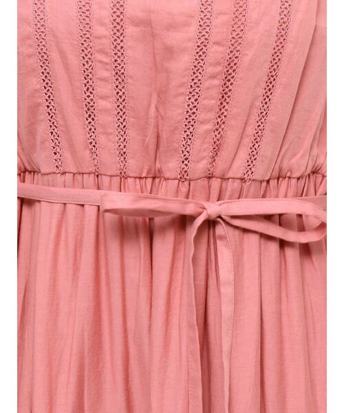 dazzlin（ダズリン）の「ハシゴレースティアードワンピース（ワンピース・レディース・オフホワイト/ピンク/グリーン/パープル/ブラック・FREE）」の8枚目の写真