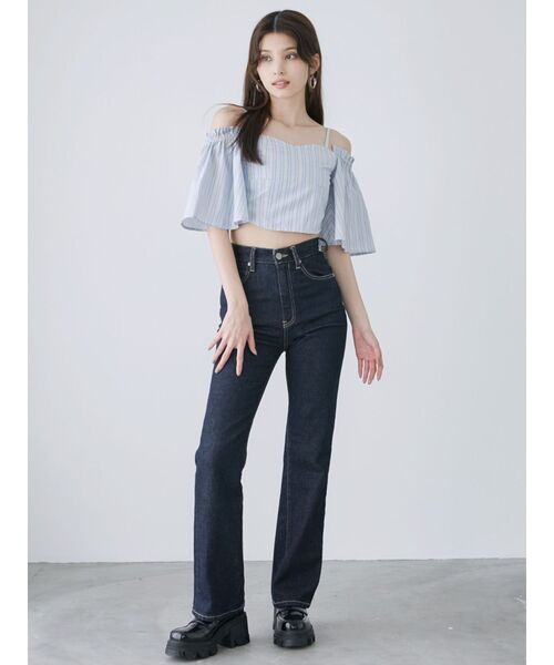 MURUA(ムルーア)の「タイヤソールローファー(ローファー・レディース・ブラック・22.5/23.5/24.5)」の4枚目の写真