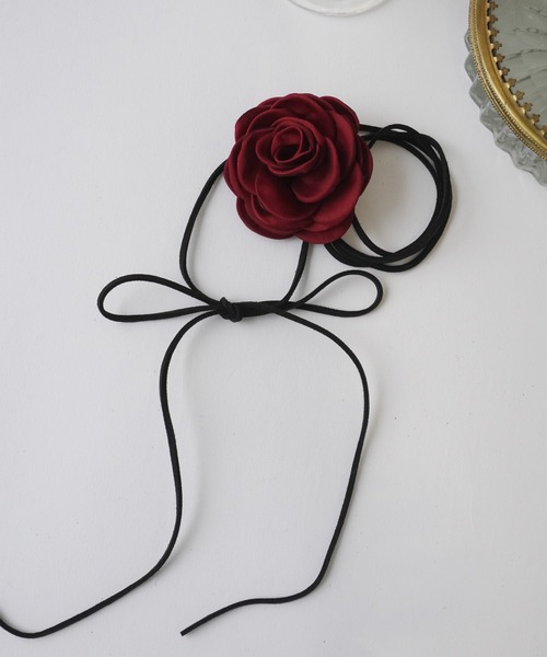 IKUO.paris/イクオ.パリ、ローズヴィンテージネックレス、チョーカー IKUO.paris/イクオ.パリ、ローズヴィンテージネックレス