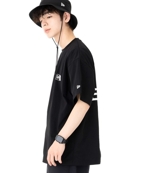 NEW ERA(ニューエラ)の「ニューエラアウトドア 半袖Tシャツ オーバーサイズユーティリティ ONSPOTZ別注(Tシャツ/カットソー・メンズ・ブラック/ホワイト・S/M/L/XL/XXL)」の5枚目の写真