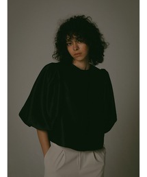 enchainement | パフスリーブシャンタンブラウス(シャツ/ブラウス)