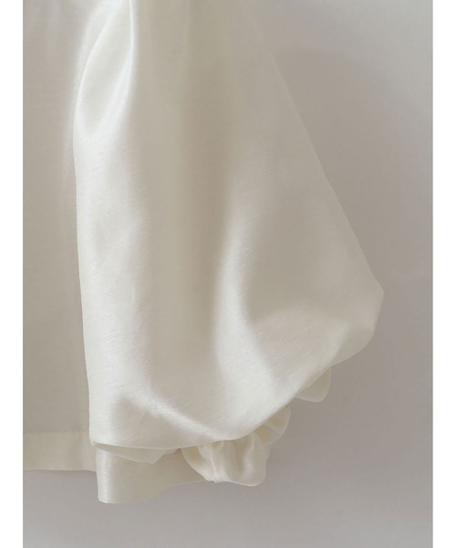 enchainement（アンシェヌマン）の「パフスリーブシャンタンブラウス（シャツ/ブラウス・レディース・ブラック/オフホワイト・フリー）」の21枚目の写真