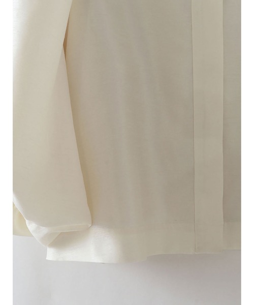 enchainement（アンシェヌマン）の「パフスリーブシャンタンブラウス（シャツ/ブラウス・レディース・ブラック/オフホワイト・フリー）」の22枚目の写真