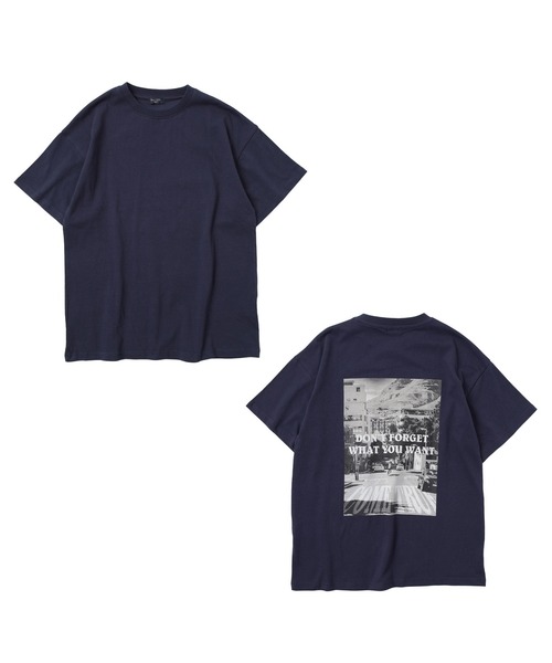 GLAZOS（グラソス）の「【大人向けサイズあり】【プチプラ】アソートバックフォト半袖Tシャツ（Tシャツ/カットソー・キッズ・ホワイト/オートミール/ベージュ/ネイビー/カーキ/ブルー/チャコールグレー・130cm/140cm/150cm/160cm/170cm）」の6枚目の写真