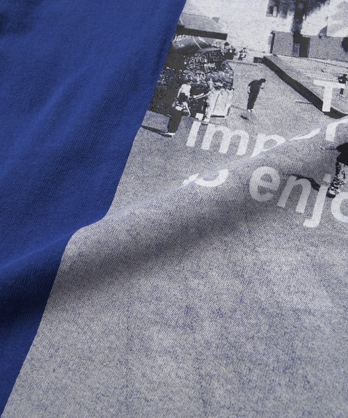 GLAZOS（グラソス）の「【大人向けサイズあり】【プチプラ】アソートバックフォト半袖Tシャツ（Tシャツ/カットソー・キッズ・ホワイト/オートミール/ベージュ/ネイビー/カーキ/ブルー/チャコールグレー・130cm/140cm/150cm/160cm/170cm）」の20枚目の写真