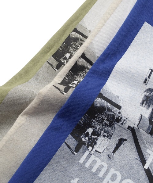 GLAZOS（グラソス）の「【大人向けサイズあり】【プチプラ】アソートバックフォト半袖Tシャツ（Tシャツ/カットソー・キッズ・ホワイト/オートミール/ベージュ/ネイビー/カーキ/ブルー/チャコールグレー・130cm/140cm/150cm/160cm/170cm）」の21枚目の写真