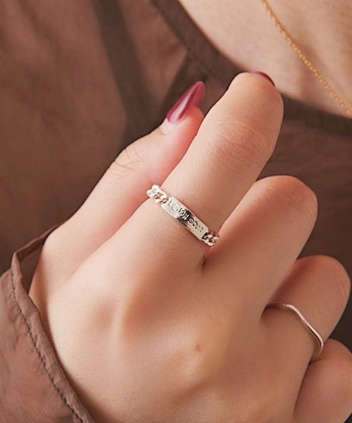 CIAOPANIC(チャオパニック)の「MQベヴィリング(リング・レディース・シルバー/シルバー系その他2/シルバー系その他・S/M/L)」の3枚目の写真