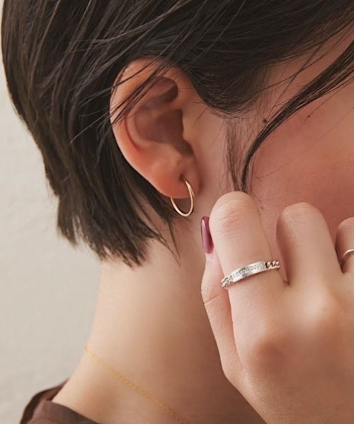 CIAOPANIC(チャオパニック)の「MQベヴィリング(リング・レディース・シルバー/シルバー系その他2/シルバー系その他・S/M/L)」の4枚目の写真