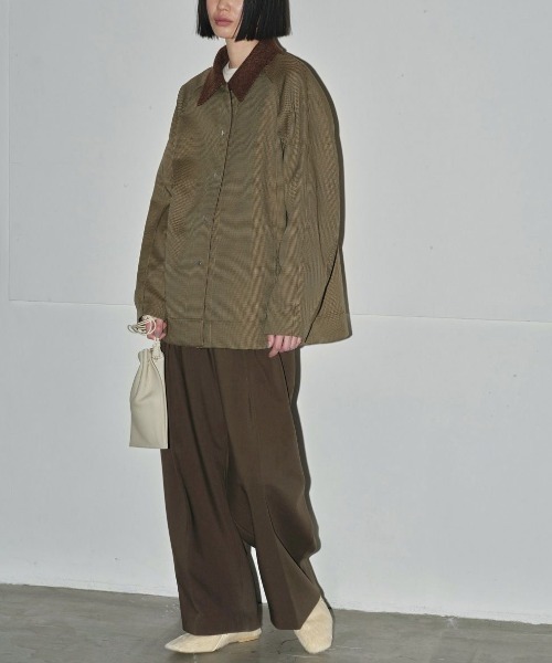 TODAYFUL（トゥデイフル）の「TODAYFUL　Bonding Wide Trousers ボンディングワイドトラウザーズ/12420710（その他パンツ・レディース・チャコールグレー/ブラック/グリーン系その他・38/36）」の14枚目の写真