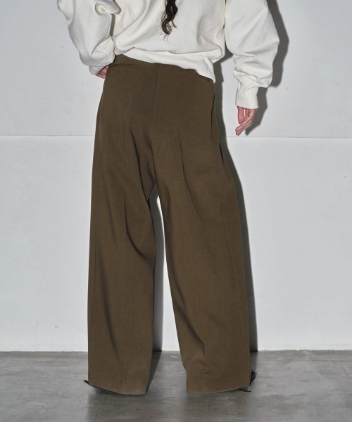 TODAYFUL（トゥデイフル）の「TODAYFUL　Bonding Wide Trousers ボンディングワイドトラウザーズ/12420710（その他パンツ・レディース・チャコールグレー/ブラック/グリーン系その他・38/36）」の13枚目の写真