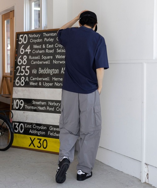 PBLIM(ページボーイリム)の「PBLIM/クローバーモチーフT(Tシャツ/カットソー・レディース・ネイビー/カーキ/クリーム・MEDIUM/LARGE)」の21枚目の写真