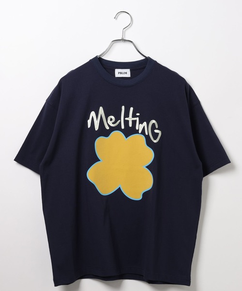 PBLIM(ページボーイリム)の「PBLIM/クローバーモチーフT(Tシャツ/カットソー・レディース・ネイビー/カーキ/クリーム・MEDIUM/LARGE)」の22枚目の写真
