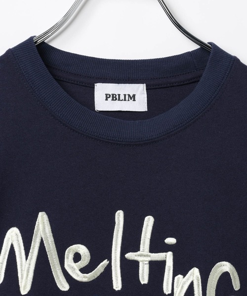 PBLIM(ページボーイリム)の「PBLIM/クローバーモチーフT(Tシャツ/カットソー・レディース・ネイビー/カーキ/クリーム・MEDIUM/LARGE)」の12枚目の写真