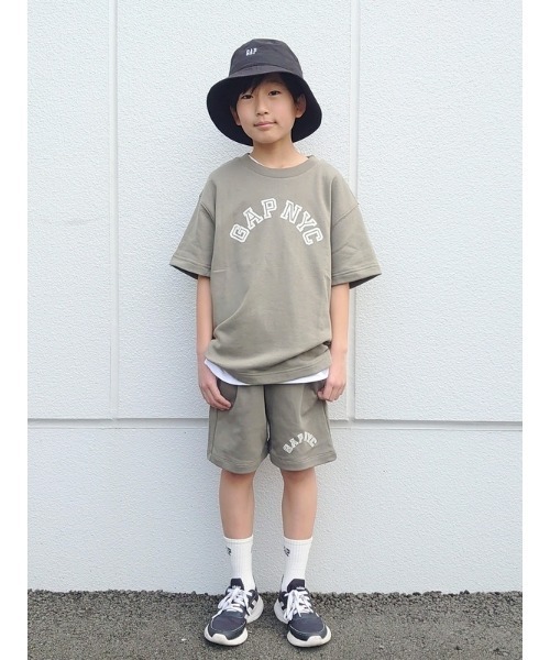 GAP（ギャップ）の「GAP NYC アーチロゴ ショートパンツ (キッズ)（その他パンツ・キッズ・ブルー/ホワイト系その他/グリーン・120cm/130cm/140cm/150cm/160cm）」の15枚目の写真