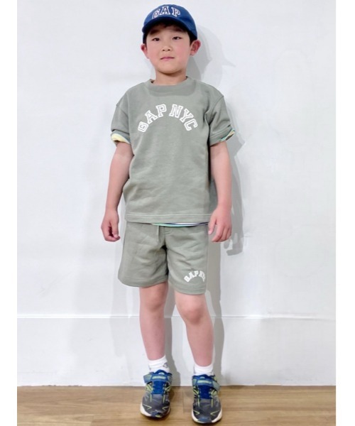 GAP（ギャップ）の「GAP NYC アーチロゴ ショートパンツ (キッズ)（その他パンツ・キッズ・ブルー/ホワイト系その他/グリーン・120cm/130cm/140cm/150cm/160cm）」の18枚目の写真