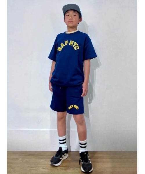 GAP（ギャップ）の「GAP NYC アーチロゴ ショートパンツ (キッズ)（その他パンツ・キッズ・ブルー/ホワイト系その他/グリーン・120cm/130cm/140cm/150cm/160cm）」の20枚目の写真