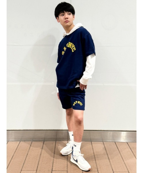 GAP（ギャップ）の「GAP NYC アーチロゴ ショートパンツ (キッズ)（その他パンツ・キッズ・ブルー/ホワイト系その他/グリーン・120cm/130cm/140cm/150cm/160cm）」の21枚目の写真
