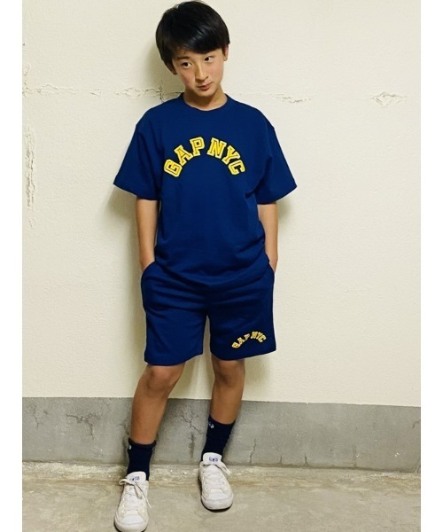 GAP（ギャップ）の「GAP NYC アーチロゴ ショートパンツ (キッズ)（その他パンツ・キッズ・ブルー/ホワイト系その他/グリーン・120cm/130cm/140cm/150cm/160cm）」の22枚目の写真