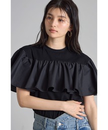 &. NOSTALGIA | フリルドッキングカットソー(Tシャツ/カットソー)