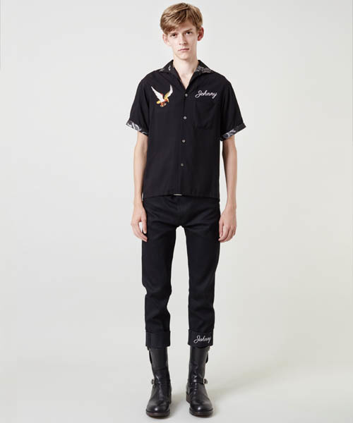 CHRISTIAN DADA（クリスチャンダダ）の「Souvenir Embroidery Two-Tone Rayon Shirt（シャツ/ブラウス・メンズ・ブラック×ブラック・48/50/46/44）」の4枚目の写真