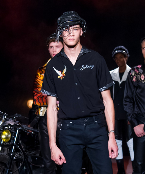 CHRISTIAN DADA（クリスチャンダダ）の「Souvenir Embroidery Two-Tone Rayon Shirt（シャツ/ブラウス・メンズ・ブラック×ブラック・48/50/46/44）」の5枚目の写真