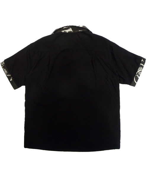 CHRISTIAN DADA（クリスチャンダダ）の「Souvenir Embroidery Two-Tone Rayon Shirt（シャツ/ブラウス・メンズ・ブラック×ブラック・48/50/46/44）」の7枚目の写真